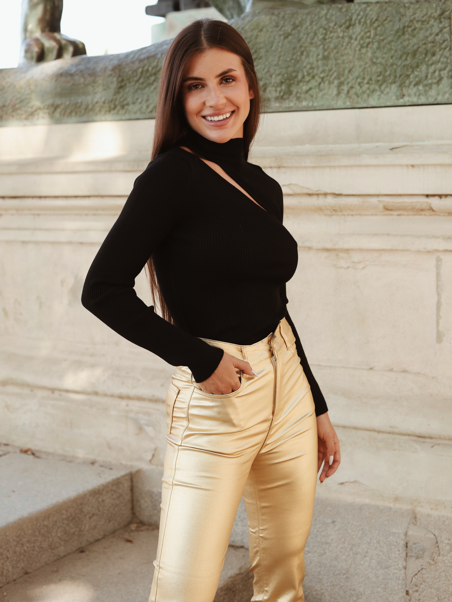 Pantalón Metalizado