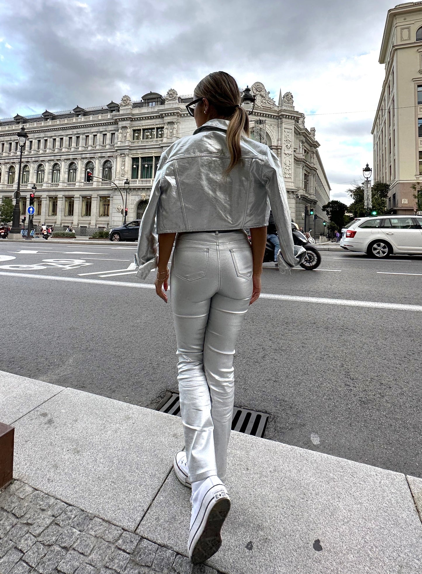 Pantalón Metalizado