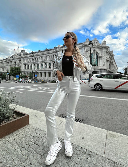 Pantalón Metalizado